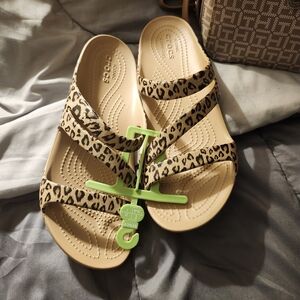 Leopard Print Sandals